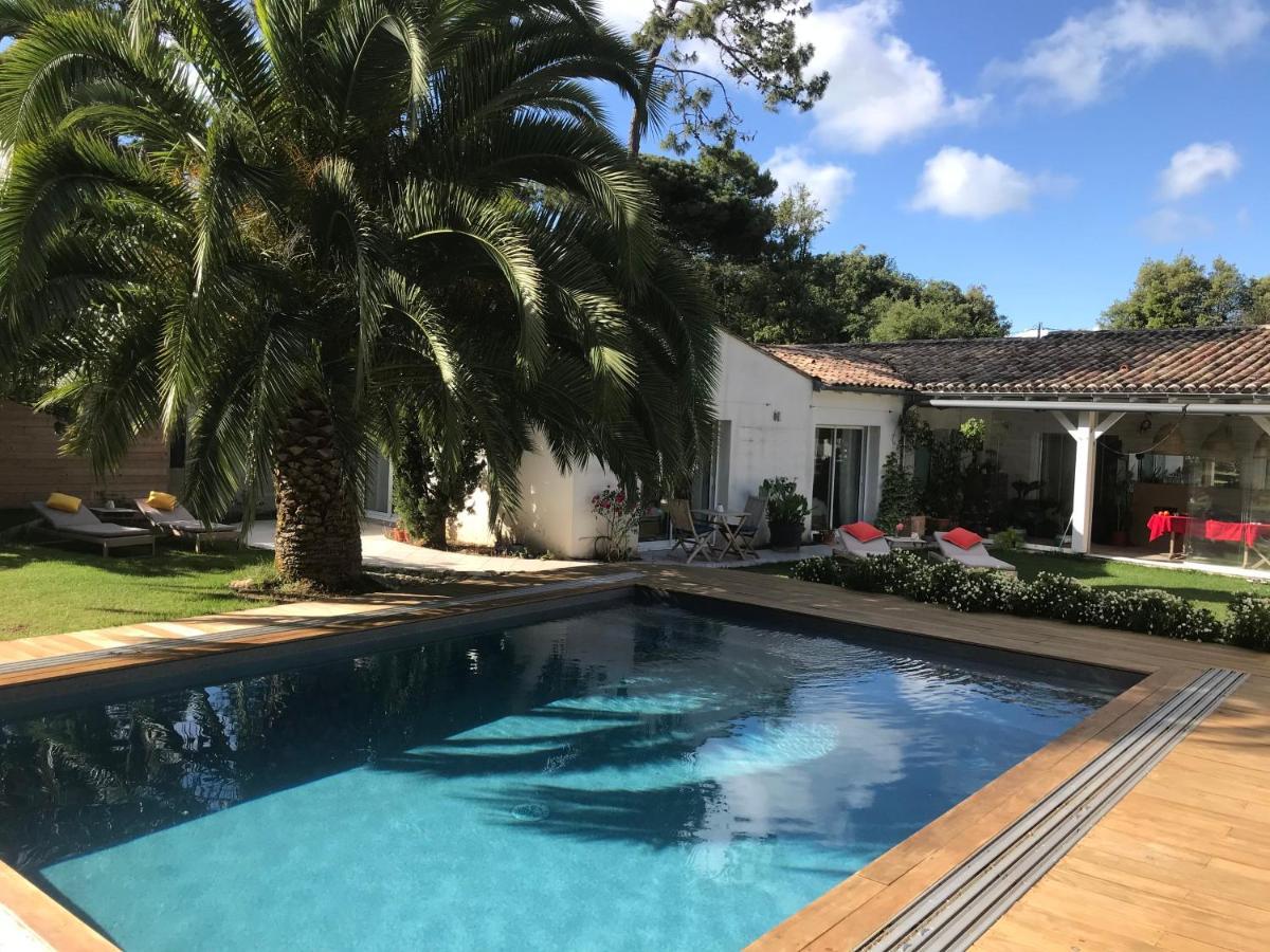 La Maison De La Dune - Chambres Climatisees - Jacuzzi 1Ere Seance Offerte - Piscine Chauffee Avec Abri Amovible - Plage Situee A 200M, Acces Direct Par Le Bois La Couarde-sur-Mer Exterior foto